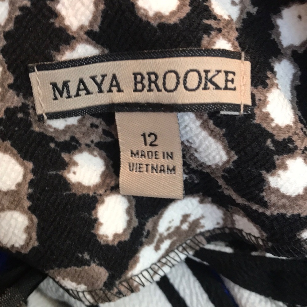 Maya‎ Brooke Womens 12 Bordered Jacket Dress Set - Picture 8 of 10